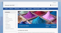 Desktop Screenshot of latiendadelpintor.org